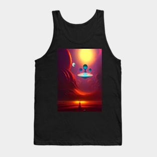 SURREAL DREAMY PEACEFUL PLANET Tank Top